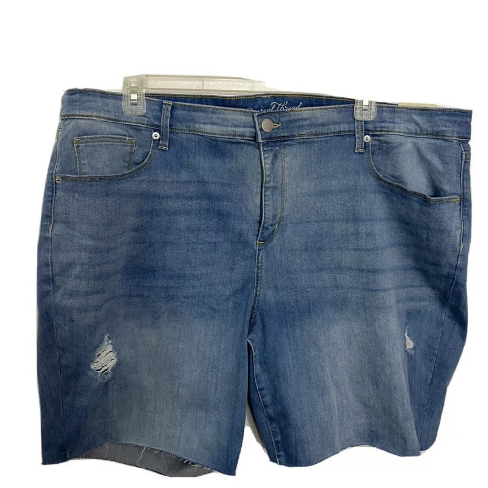 Denim Plus Size Shorts